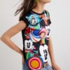 22SWTKAP_2000_Desigual Mickey Marbles T-Shirt