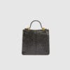 BW7705VIN20-BLA Guess Mini Bag Croco Ζώνη