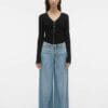 10309668-4505185 Vero Moda Mannet Wide Belt Jeans