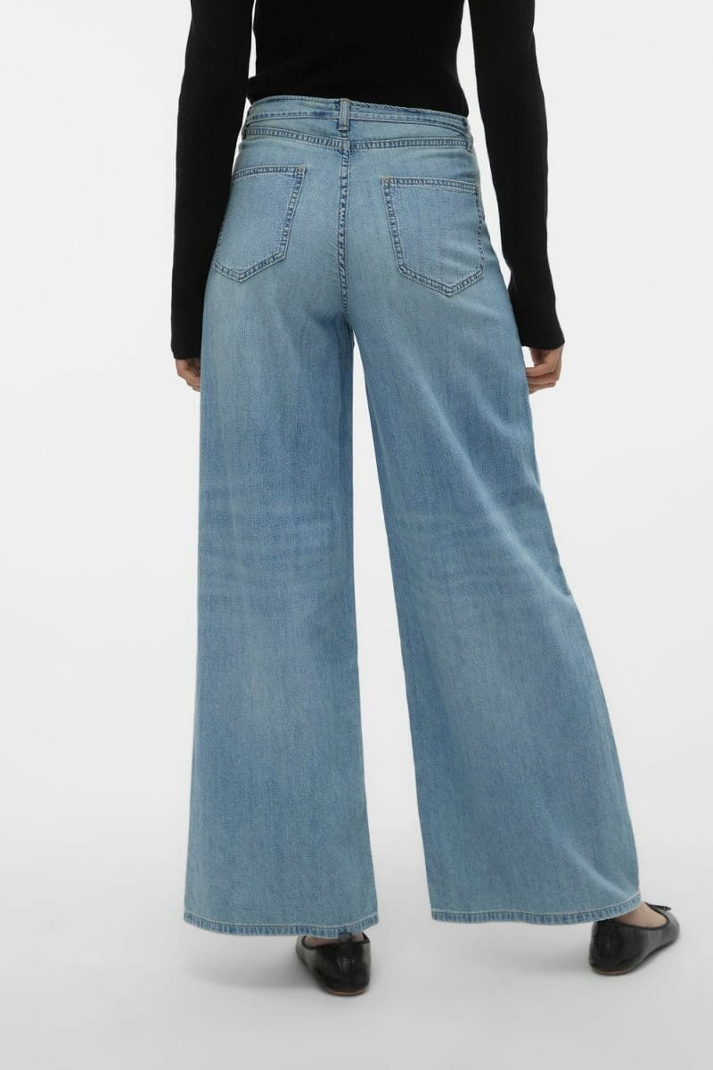 10309668-4505185 Vero Moda Mannet Wide Belt Jeans