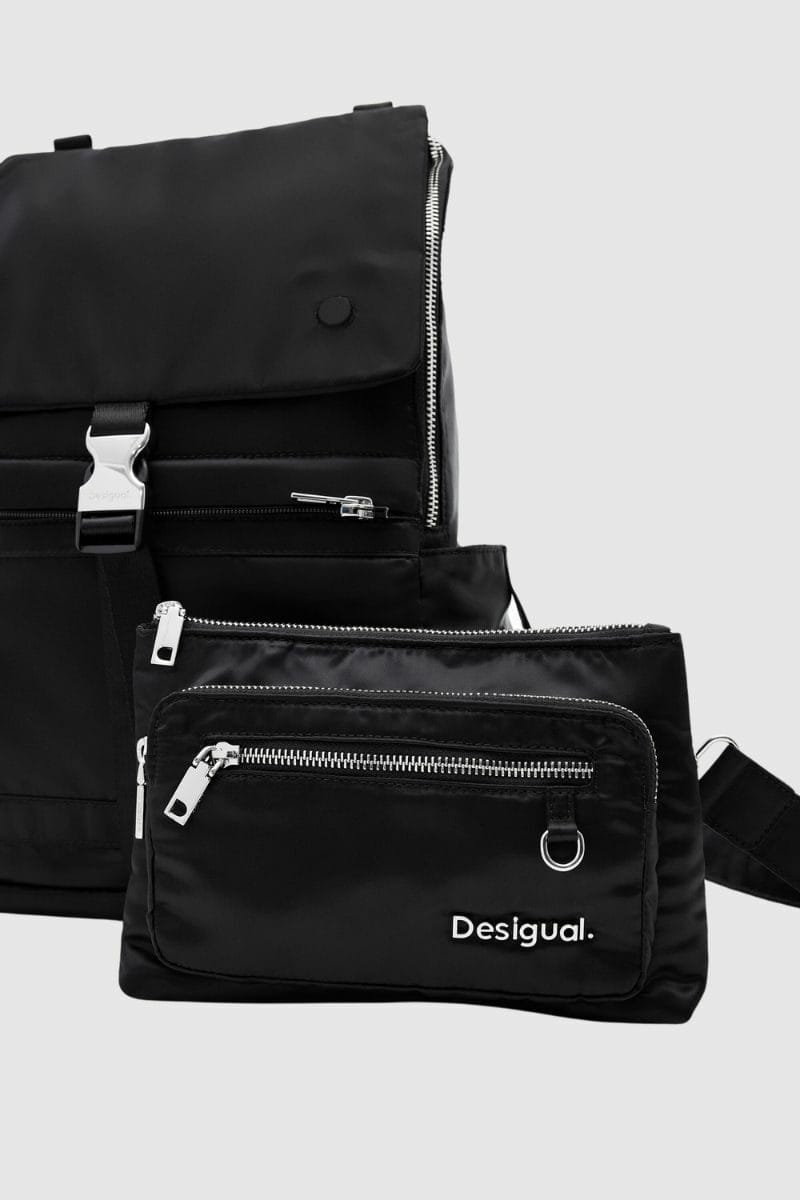 24SAKY18-2000 Desigual XL Plain Detachable Backpack