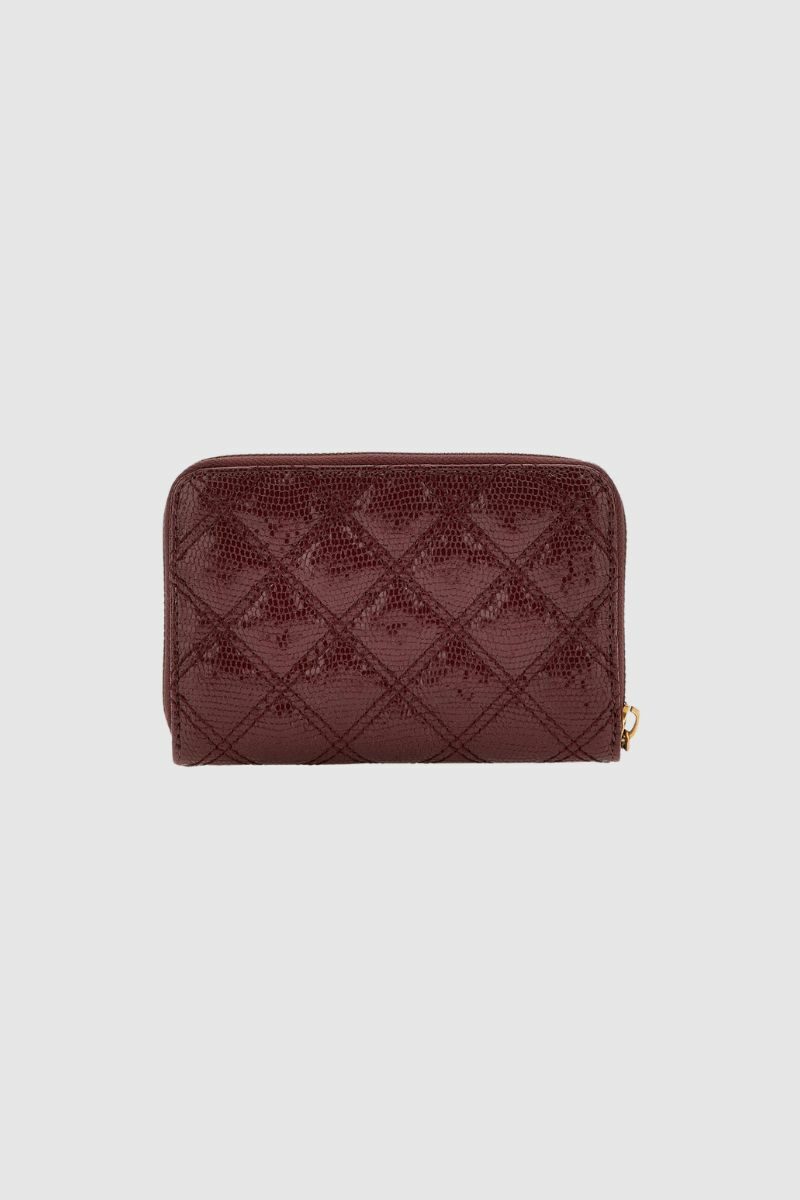 SWQK8748140-BUR Guess Giully Medium Zip Around Wallet