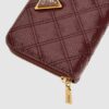 SWQK8748140-BUR Guess Giully Medium Zip Around Wallet