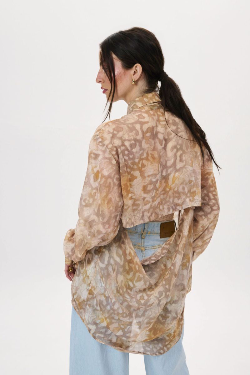 AM1305.32.000 Project Soma Ayanna Beige Shirt