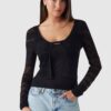 W5GR15Z3E22-JBLK Guess Knit Cardigan
