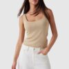 W5GR16Z3E22-GLDL Guess Knit Tank Top