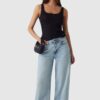 W5GR16Z3E22-JBLK Guess Knit Tank Top