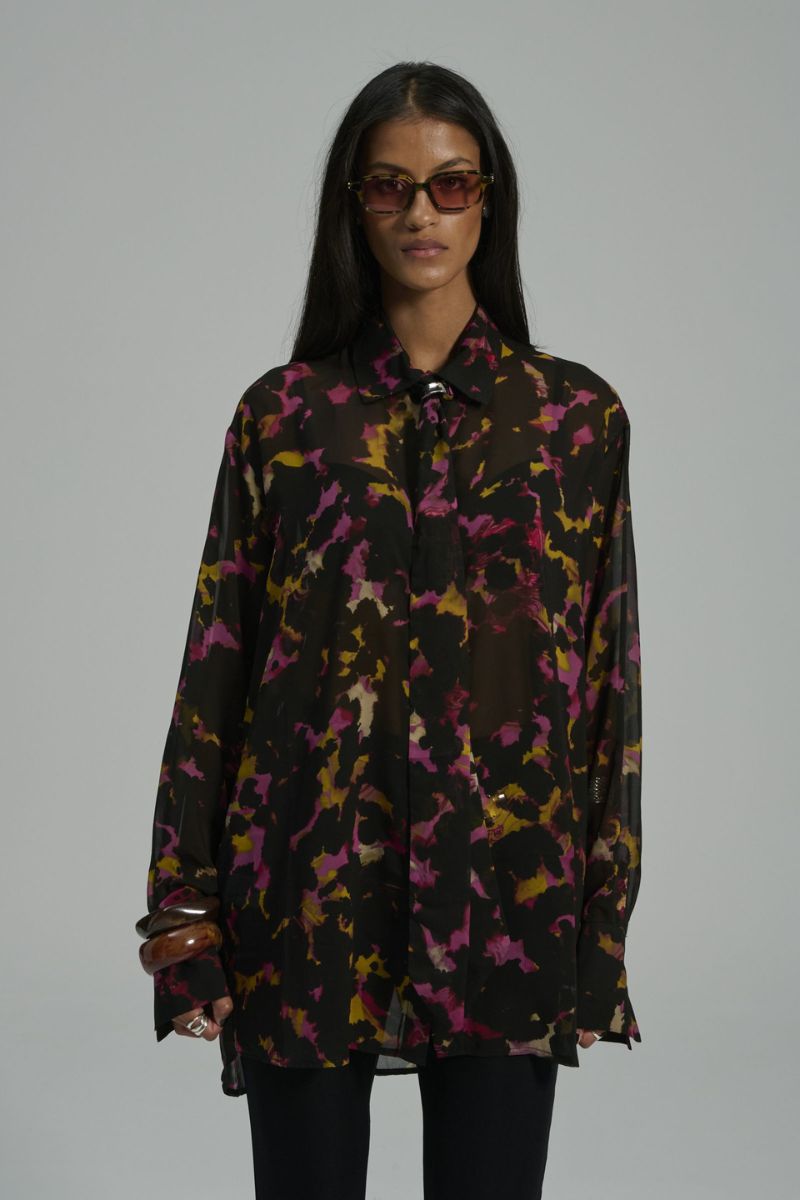 AM1418.12.000 Project Soma Lorenza Black Shirt