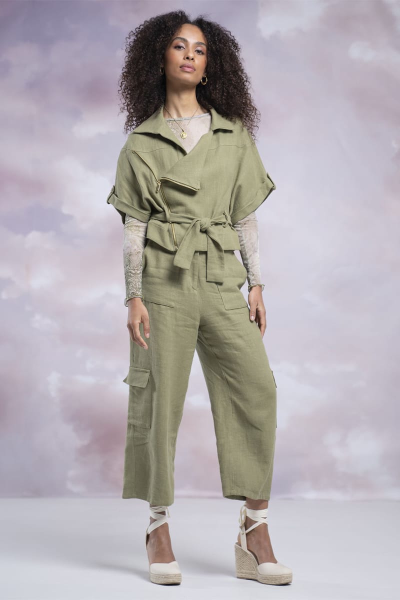 Project Soma Storm Olive Jacket - Image 3