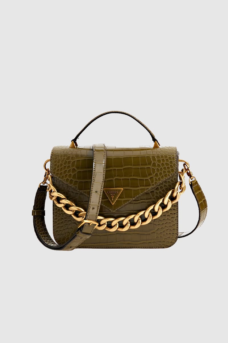 Guess Retour Top Handle Flap Bag