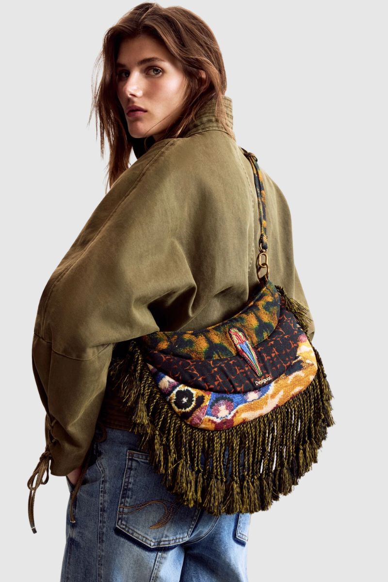 Desigual Fringed Lacroix Crossbody Bag - Image 5