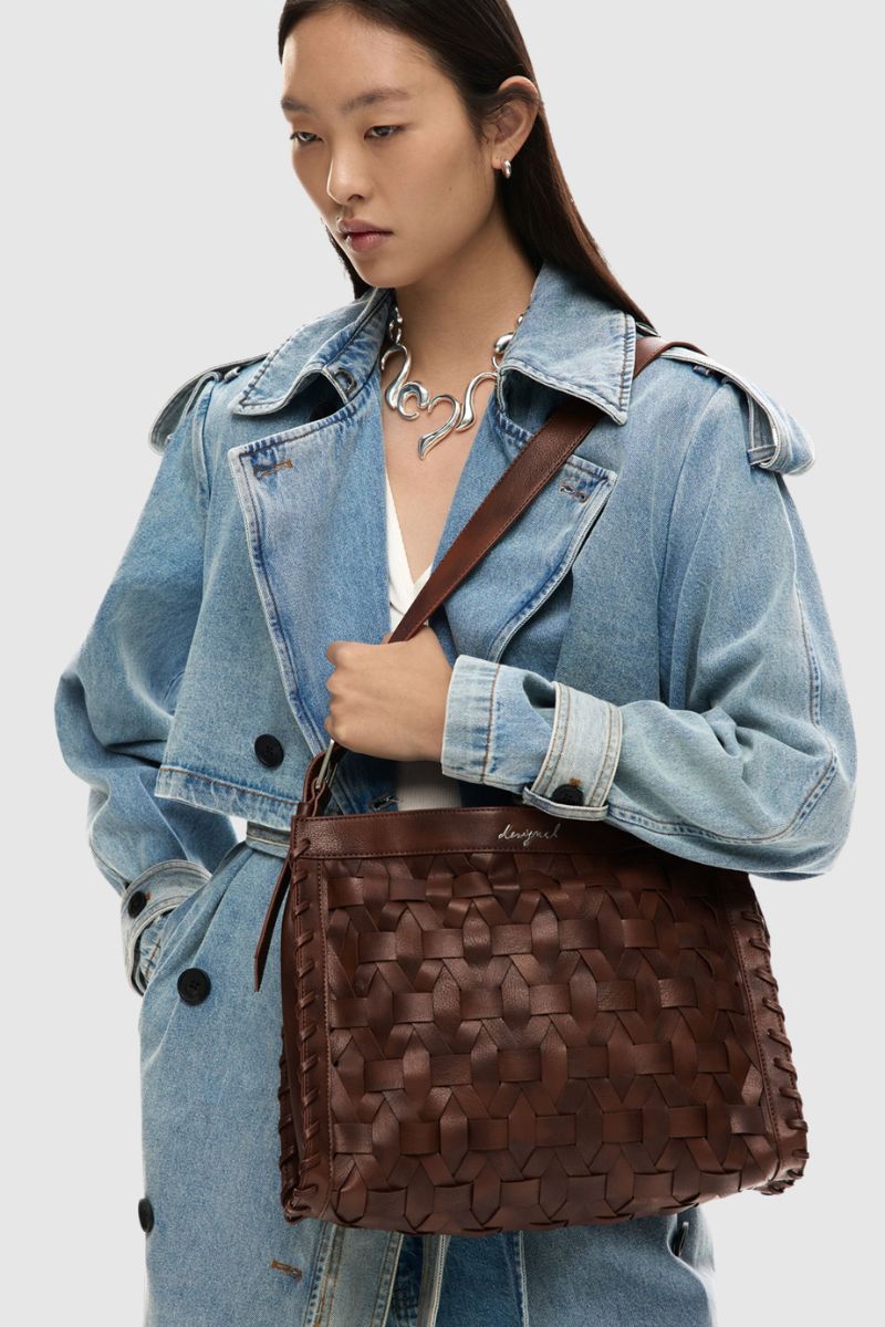 Desigual Argon Camel Bag