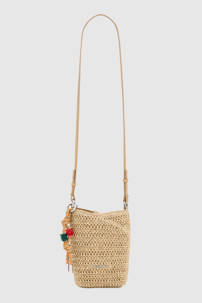 Desigual Raffia Crossbody Bag