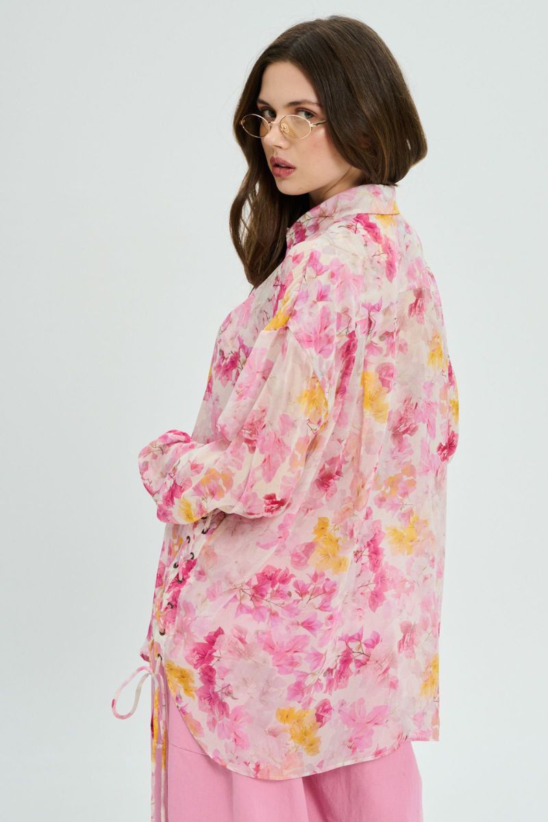 AM1537.15.000.14 Project Soma Bougainvillea Shirt