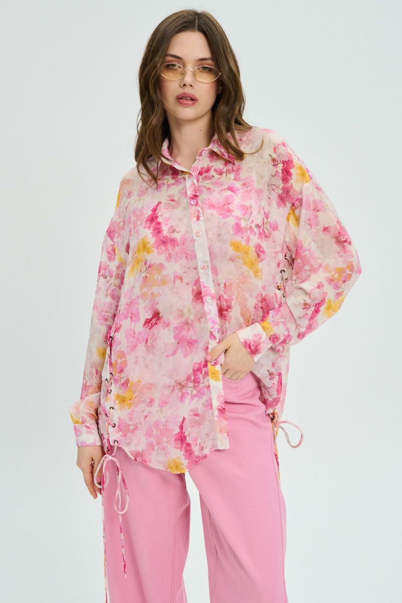 AM1537.15.000.14 Project Soma Bougainvillea Shirt