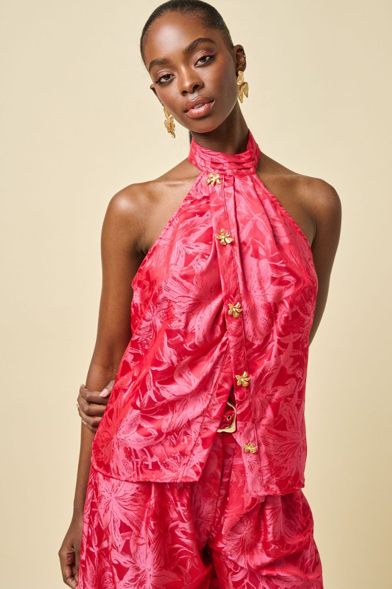 Project Soma Cranberry Top