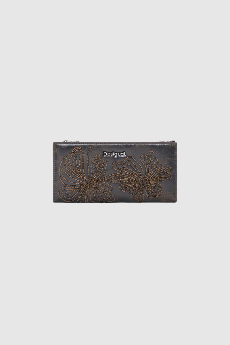 Desigual Large Embroidered Wallet